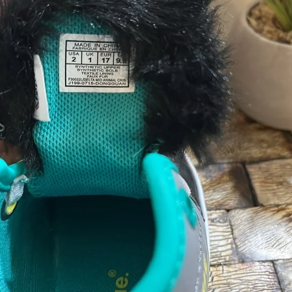 Host Pick🎈FEIYUE Baby Unisex Delta Mid Animal Fur-Lined Shoes Gorilla - Size 2 - Picture 10 of 16